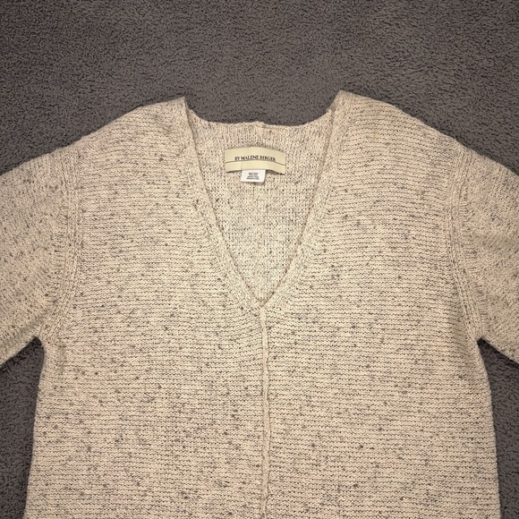 By Malene Birger Lotty Sweater Womens Extra Small Cream Knit Minimal Lagen Tunic - Picture 2 of 10